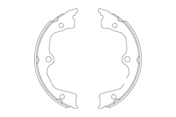 Brake Shoe Set, Parking Brake GS8821 - TRW
