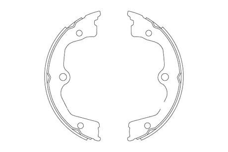 Brake Shoe Set, Parking Brake GS8821 - TRW