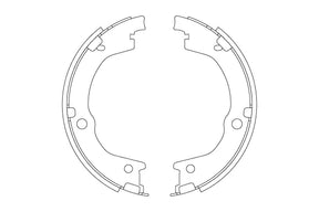 Brake Shoe Set, Parking Brake GS8829 - TRW