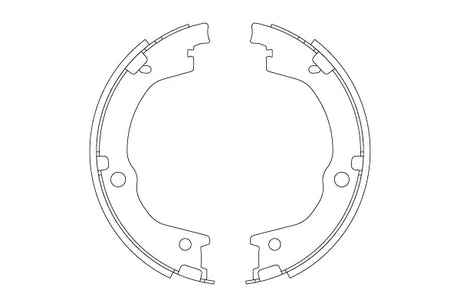 Brake Shoe Set, Parking Brake GS8829 - TRW