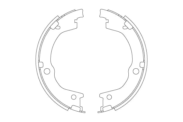 Brake Shoe Set, Parking Brake GS8829 - TRW