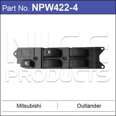Power Window Switch NPW422-4 - Nice Products | Universal Auto Spares