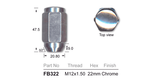 Chrome Nut FB322 - Nice Products | Universal Auto Spares