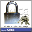 Padlock 55mm CR55 - Nice Products | Universal Auto Spares