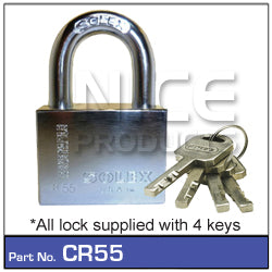 Padlock 55mm CR55 - Nice Products | Universal Auto Spares