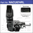 Door Lock Actuator NACU674RL - Nice Products | Universal Auto Spares