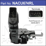 Door Lock Actuator NACU674RL - Nice Products | Universal Auto Spares