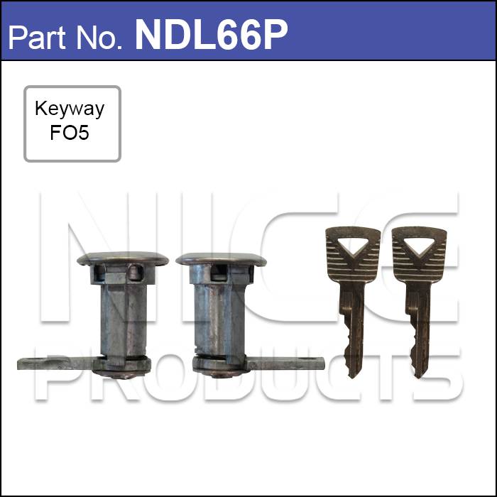 Door Locks pair NDL66P - Nice Products | Universal Auto Spares