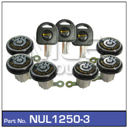 Anti-Theft Locks NUL1250-3 - Nice Products | Universal Auto Spares