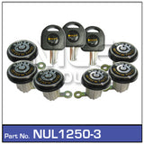 Anti-Theft Locks NUL1250-3 - Nice Products | Universal Auto Spares