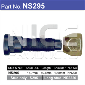 Stud & Nut NS295 - Nice Products | Universal Auto Spares
