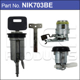 Lock set NIK703BE - Nice Products | Universal Auto Spares
