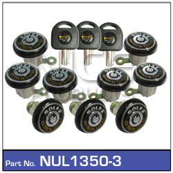Anti-Theft Locks NUL1350-3 - Nice Products | Universal Auto Spares