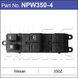 Power Window Switch NPW350-4 - Nice Products | Universal Auto Spares