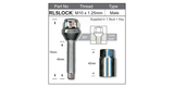 Lock Nuts (set of 1) RL5LOCK - Nice Products | Universal Auto Spares
