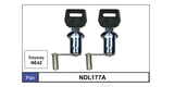 Door Locks pair NDL177A - Nice Products | Universal Auto Spares