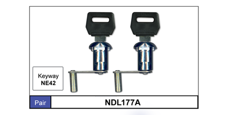 Door Locks pair NDL177A - Nice Products | Universal Auto Spares