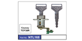 Tailgate Lock NTL168 - Nice Products | Universal Auto Spares