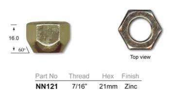 Wheel Nut NN121-100 - Nice Products | Universal Auto Spares