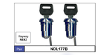Door Locks pair NDL177B - Nice Products | Universal Auto Spares