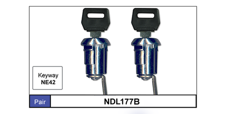 Door Locks pair NDL177B - Nice Products | Universal Auto Spares