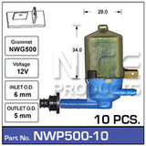 Washer Pump NWP500-10 - Nice Products | Universal Auto Spares