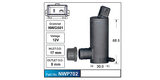 Washer Pump NWP702 - Nice Products | Universal Auto Spares