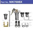 Lock set NIK700BX - Nice Products | Universal Auto Spares