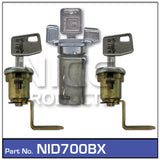 Ignition Barrel & Doors BX NID700BX - Nice Products | Universal Auto Spares