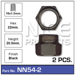 Hub-Nut NN54-2 - Nice Products | Universal Auto Spares