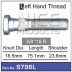 Wheel Stud S796L - Nice Products | Universal Auto Spares