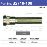 Long wheel stud S2710-100 - Nice Products | Universal Auto Spares
