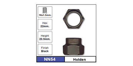 Hub-Nut NN54 - Nice Products | Universal Auto Spares