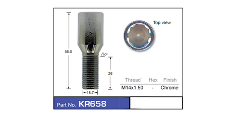 One Piece Stud KR658 - Nice Products | Universal Auto Spares