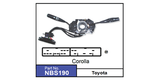 Blinker Switch NBS190 - Nice Products | Universal Auto Spares