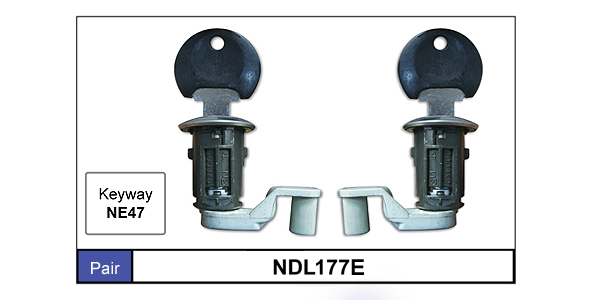 Door Locks pair NDL177E - Nice Products | Universal Auto Spares
