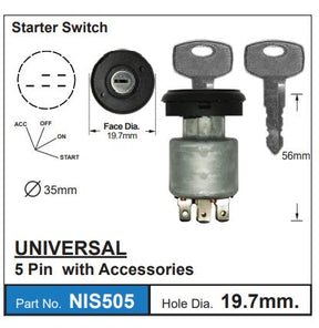 Switch only NIS505 - Nice Products | Universal Auto Spares