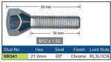 One Piece Stud NR341 - Nice Products | Universal Auto Spares