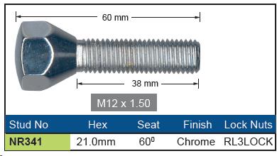 One Piece Stud NR341 - Nice Products | Universal Auto Spares