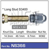 Stud & Nut NS366 - Nice Products | Universal Auto Spares