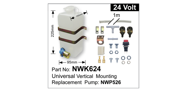 Washer Pump Kit NWK624 - Nice Products | Universal Auto Spares