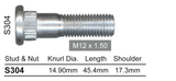 Wheel Stud S304 - Nice Products | Universal Auto Spares