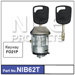 Ignition Barrel (with Compartment in the key for Transponder) NIB62T - Nice Products | Universal Auto Spares