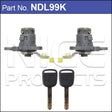 Door Locks Pair NDL99K - Nice Products | Universal Auto Spares