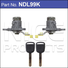 Door Locks Pair NDL99K - Nice Products | Universal Auto Spares