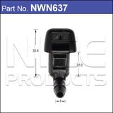 Washer nozzle NWN637 - Nice Products | Universal Auto Spares