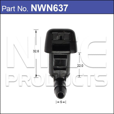 Washer nozzle NWN637 - Nice Products | Universal Auto Spares
