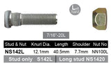 Stud & Nut NS142L - Nice Products | Universal Auto Spares