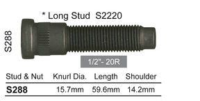 Wheel Stud S288 - Nice Products | Universal Auto Spares