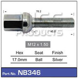 One Piece Stud NB346 - Nice Products | Universal Auto Spares